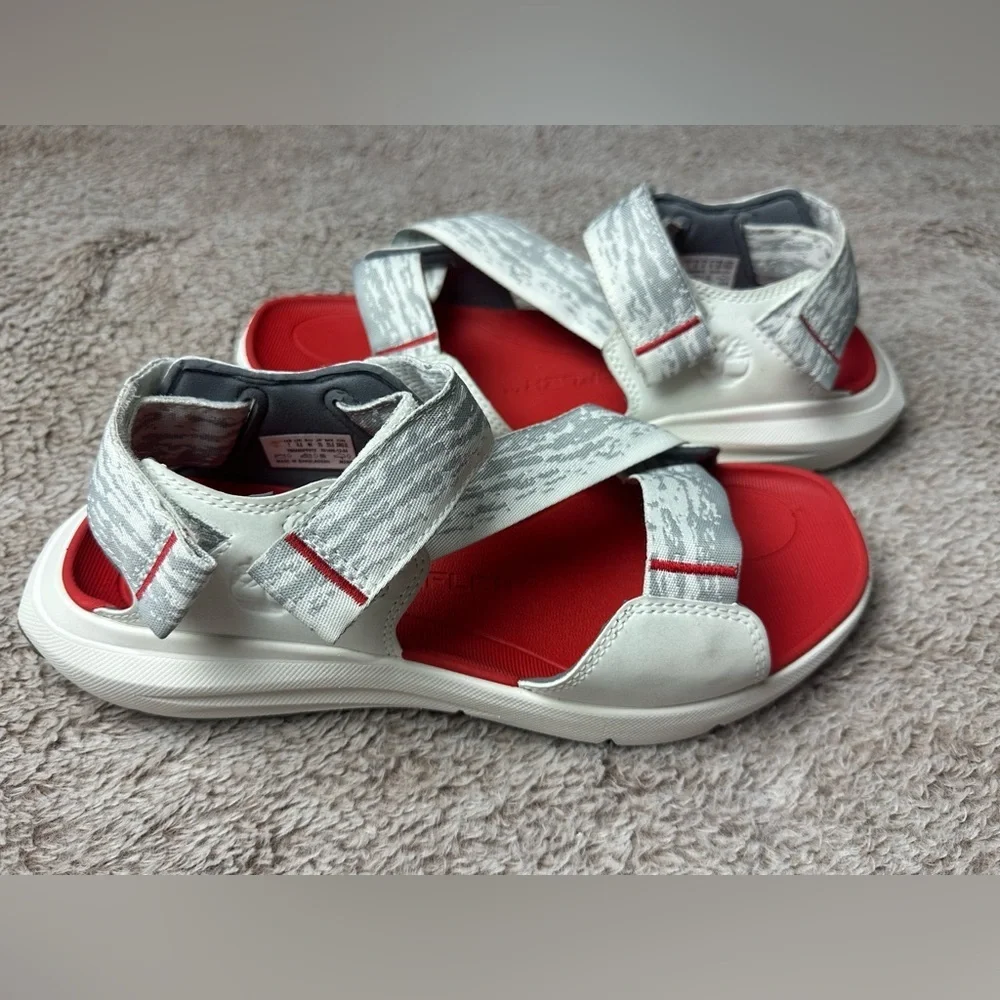 Timberland Men's Size 7  Motion Dune White Webbing Backstrap Sandal New